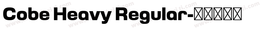 Cobe Heavy Regular字体转换